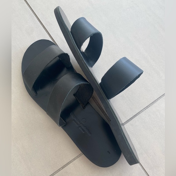 Olgianna Melissinos black handmade leather sandals - Picture 4 of 7